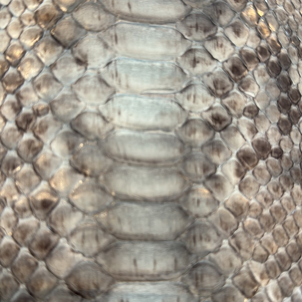 New Reversible Real Python Tote Bag Made In Italy - image 6